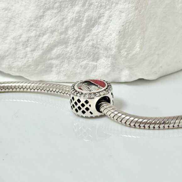 Pandora Smoky Mountains Bear Bead Charm S925 Silver Charm - Picture 4 of 4